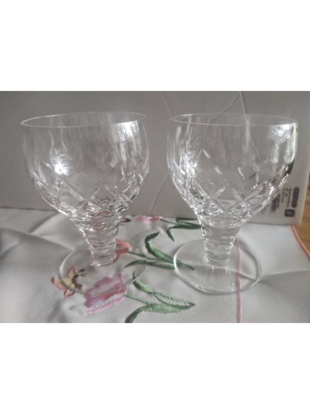 vintage Stuart Crystal Claret or Sherry wine glasses Carlingford pat. 1955-1968